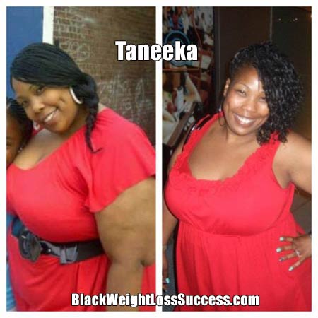 Taneeka before and after