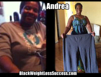 Andrea's weight loss