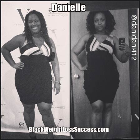 Danielle lost weight 100 days
