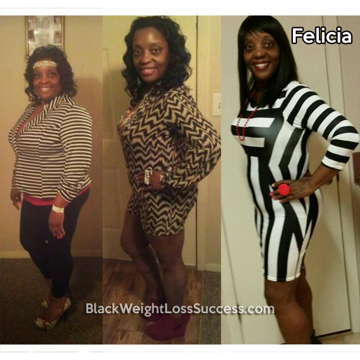 felicia update weight loss story