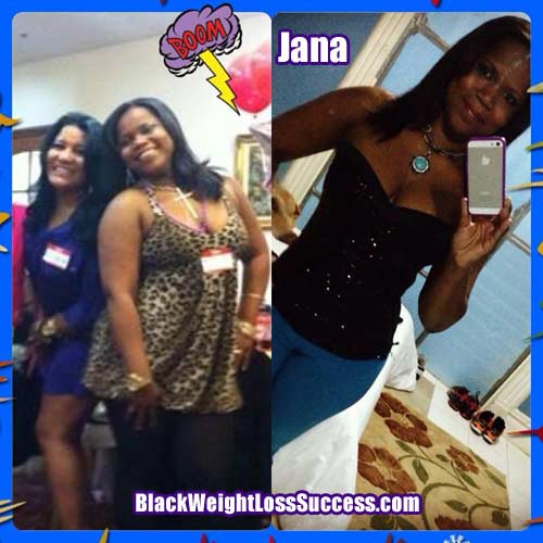Jana before and after