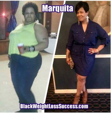 Marquita before and after
