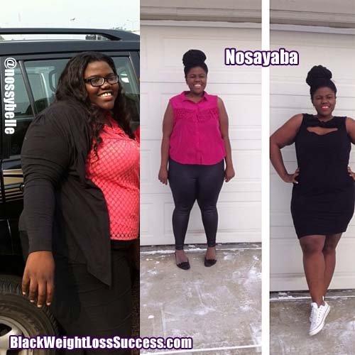 Nosayaba weight loss story