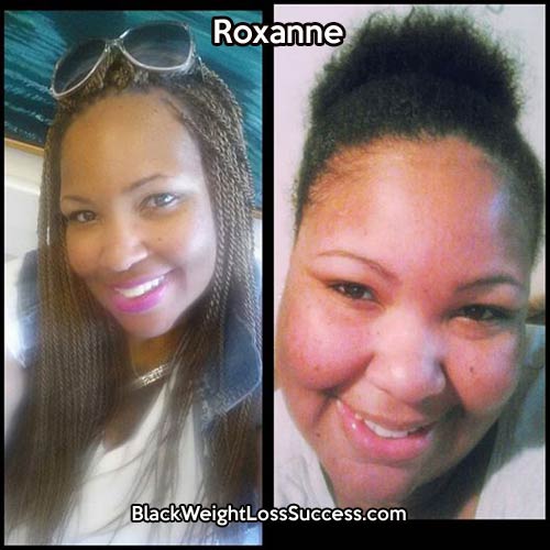 Roxanne before and after