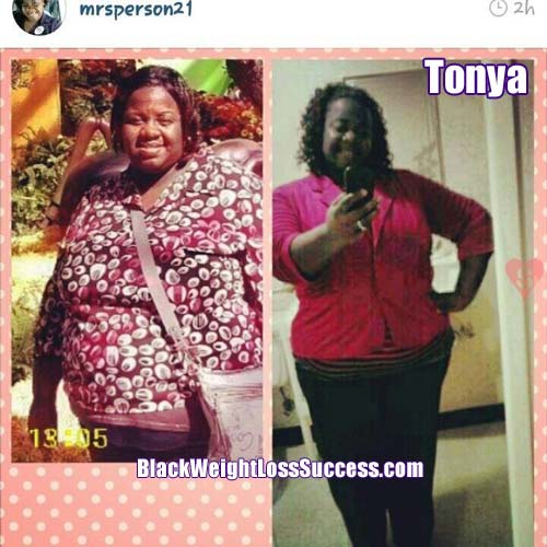 Tonya weight loss plan