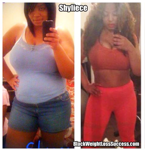 Shyliece before and after