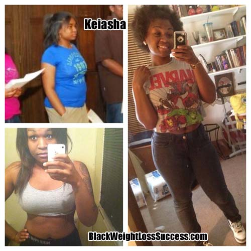 Keiasha weight loss
