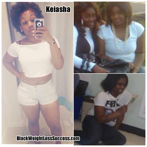 Keiasha weight loss success story