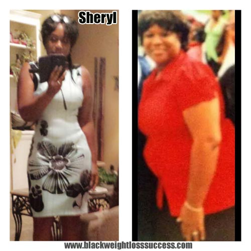 Sheryl before and after
