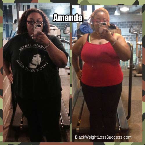 Amanda weight loss photos