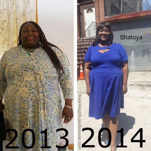 Shatoya before and after
