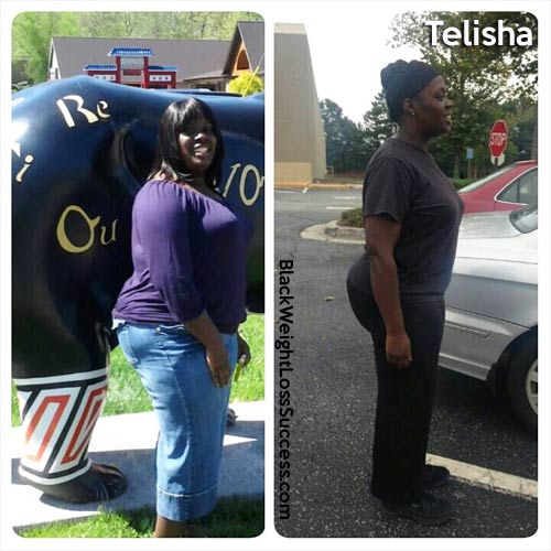 Telisha before and after
