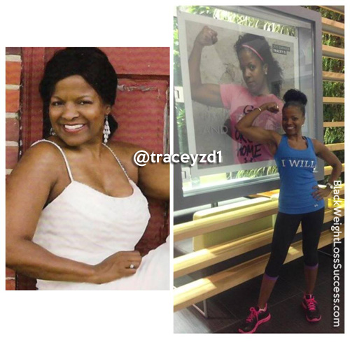 Tracy before and after