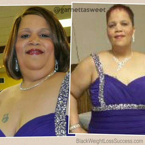 Garnetta Sweet before and after