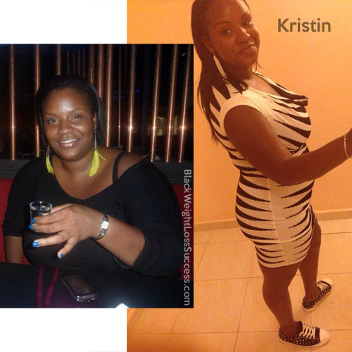 Kristin before and after