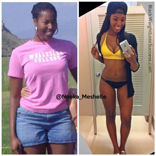 Nneka before and after
