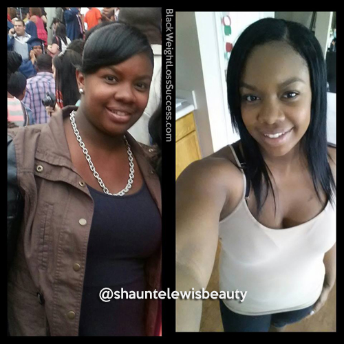 Shaunte before and after