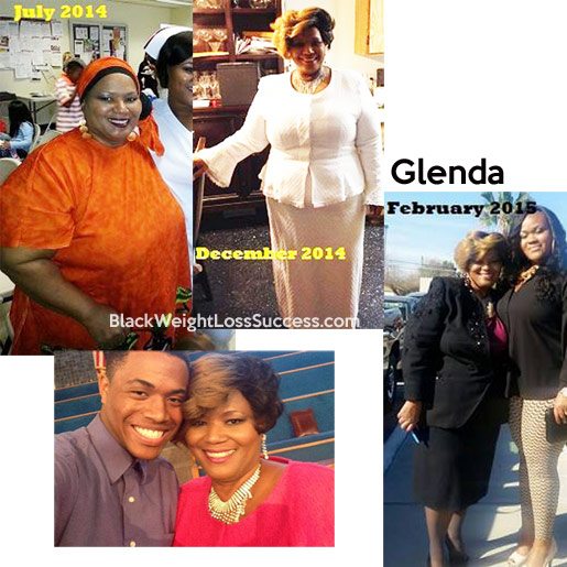 Glenda before and after