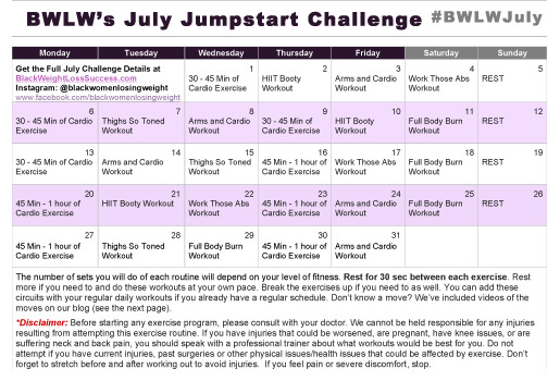 July 2015 Challenge Calendarblog