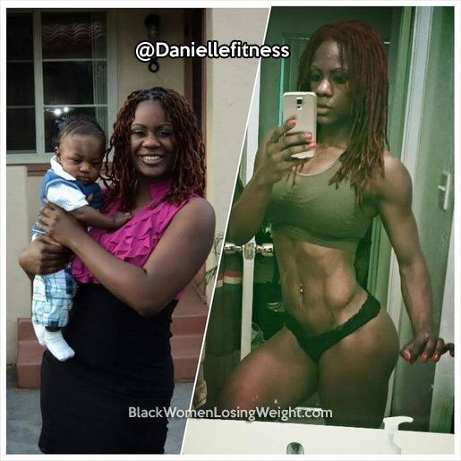 danielle before and after