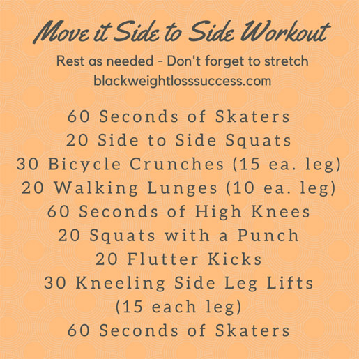 Move it side to side workout