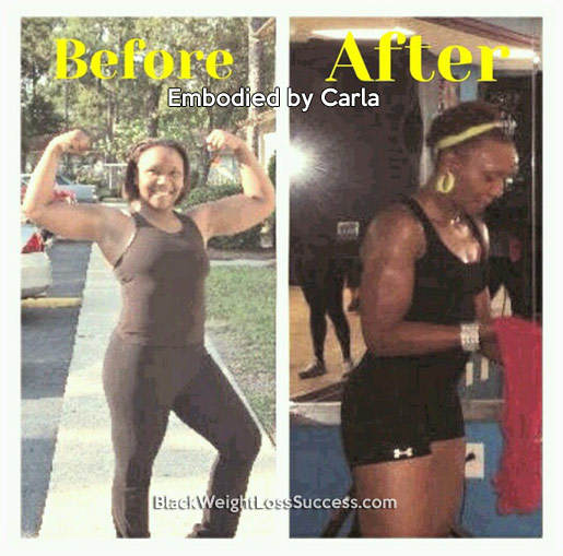 carla before and after