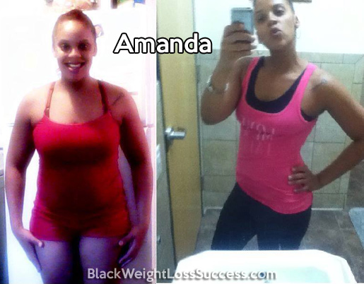 amanda weight loss
