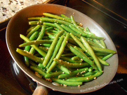green beans garlic