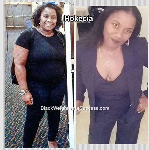 Rokecia before and after