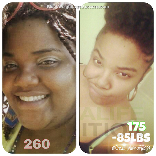 Cre's weight loss story