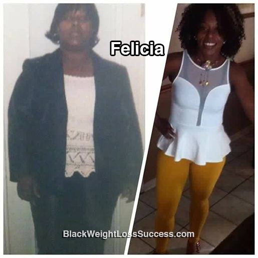 felicia weight loss story