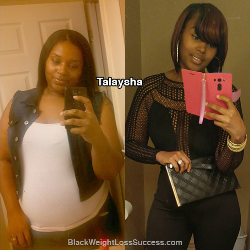 Talaysha before and after