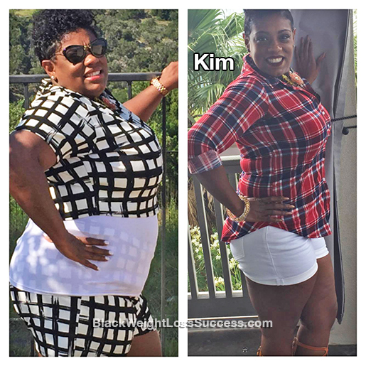 kim before and after