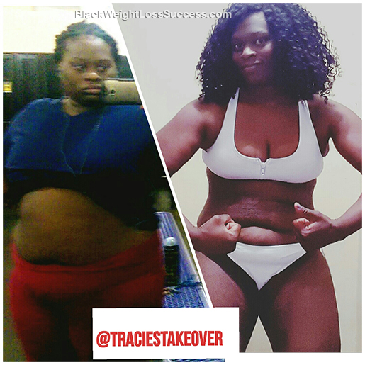 tracie before and after