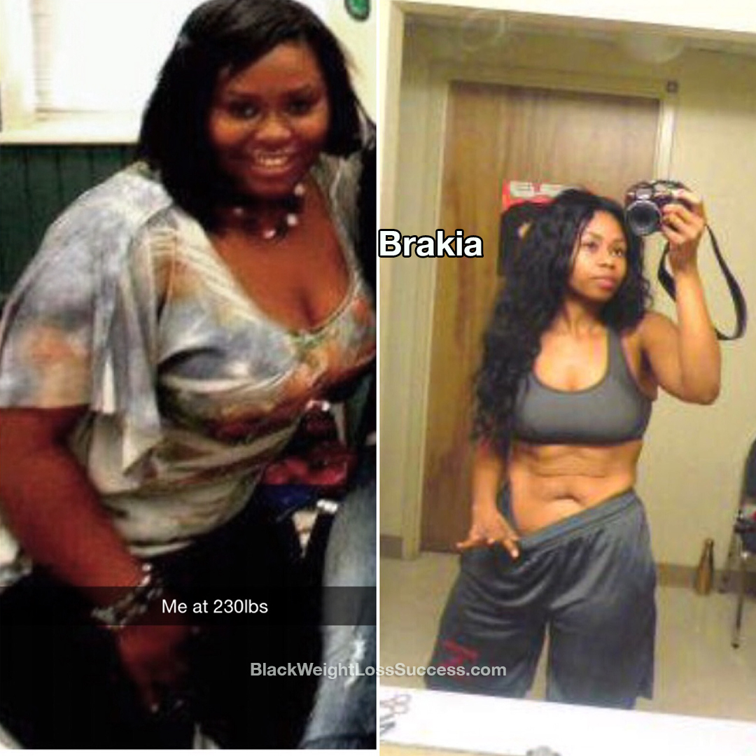 brakia lost 90 pounds