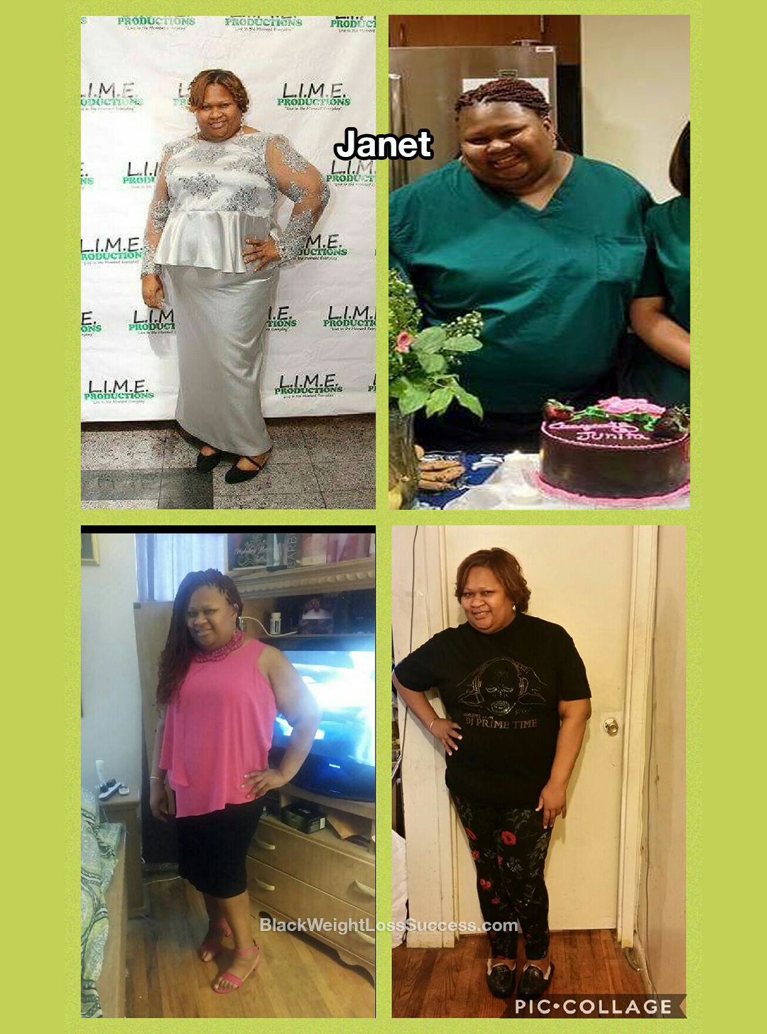 Janet lost 155 pounds