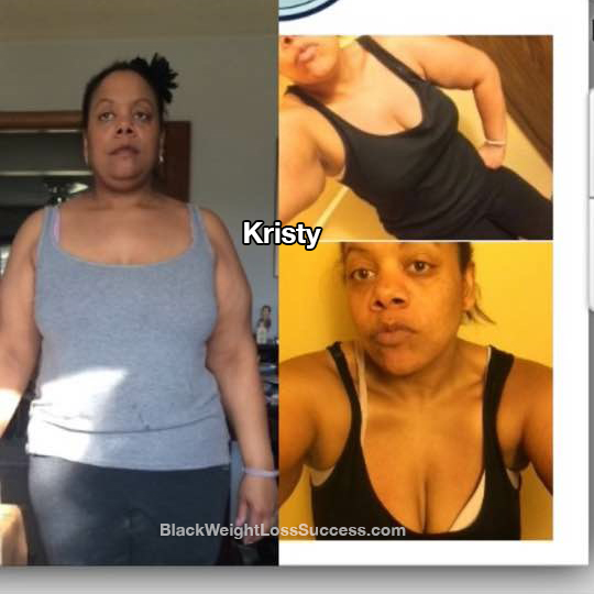Kristy lost 50 pounds