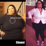 chanel before and after weight loss