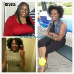 Crysta weight loss before and after