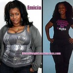Emicia weight loss before and after