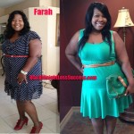 Farah lost 75 pounds