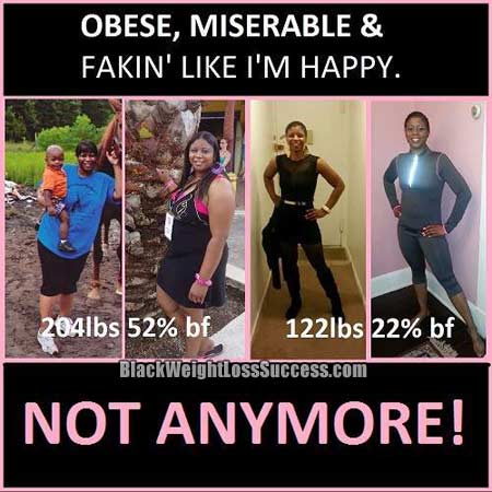 Michele lost 70 pounds in 7 months | Black Weight Loss Success
