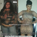 Nikia weight loss before and after