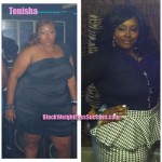 Tenisha weight loss before and after