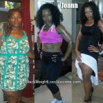 Joann weight loss before and after