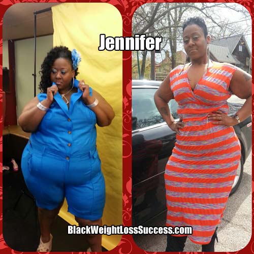 Jennifer lost 130 pounds | Black Weight Loss Success