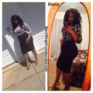 Ebony lost 33 pounds | Black Weight Loss Success