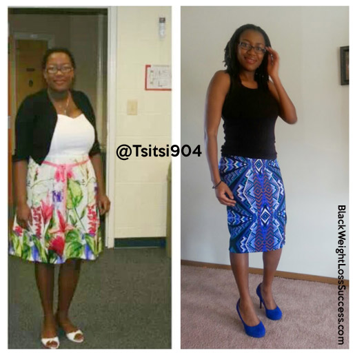 Tsitsi lost 78 pounds | Black Weight Loss Success