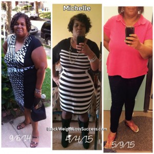 Michelle lost 66 pounds Black Weight Loss Success