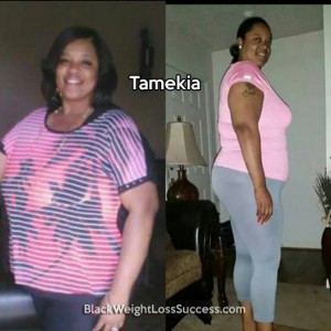 Tamekia lost over 100 pounds | Black Weight Loss Success